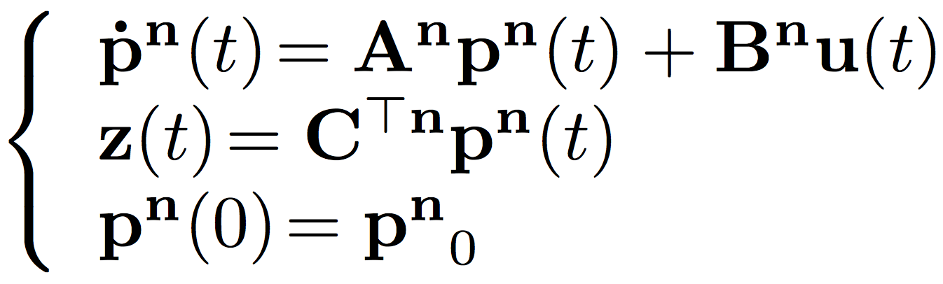 Canonical expression of the reduced linearized model